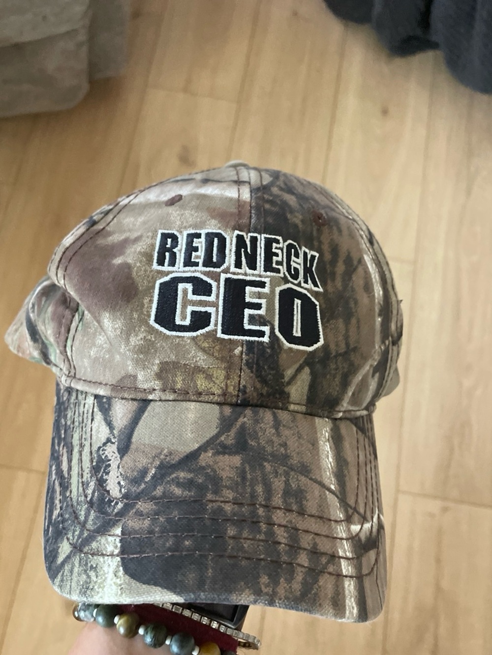 Redneck CEO Embroidered Camo Cap